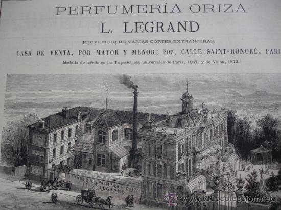 Kunst: PERFUMERIA LEGRAND ORIZA.1875