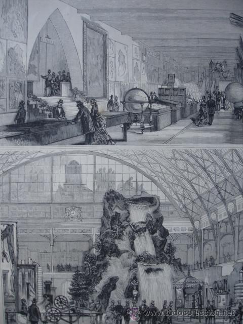 Arte: PARIS,EXPOSICION GEOGRAFICA Y MARITIMA,1875