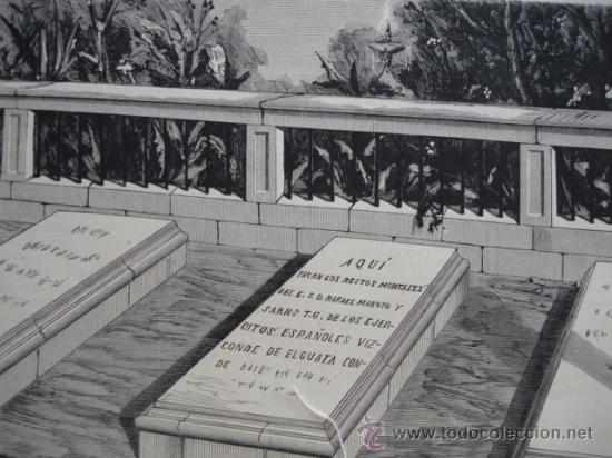 Art: CHILE,VALPARAISO,SEPULCRO DEL GENERAL RAFAEL MAROTO