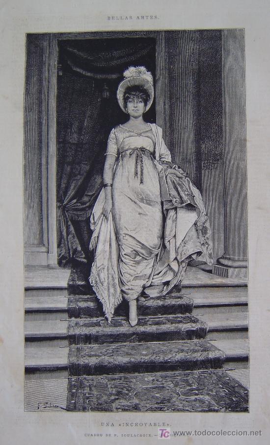 Art: BELLAS ARTES. UNA INCROYABLE - CUADRO DE F. SOULACROIX
