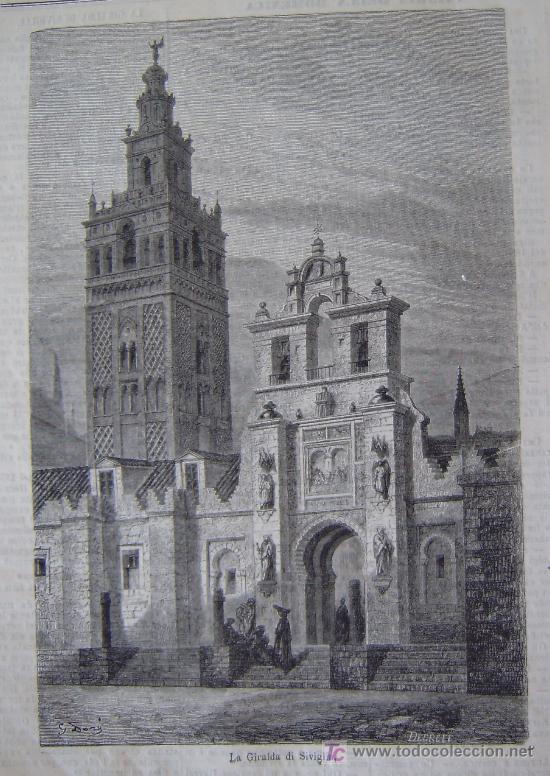 Art: LA GIRALDA DE SEVILLA - LA GIRALDA DI SIVIGLIA - 1970