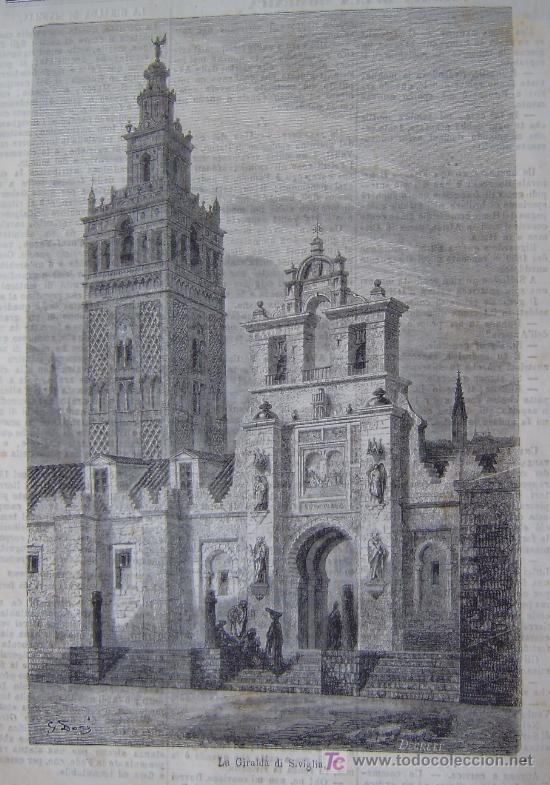 Art: LA GIRALDA DE SEVILLA - LA GIRALDA DI SIVIGLIA - 1970