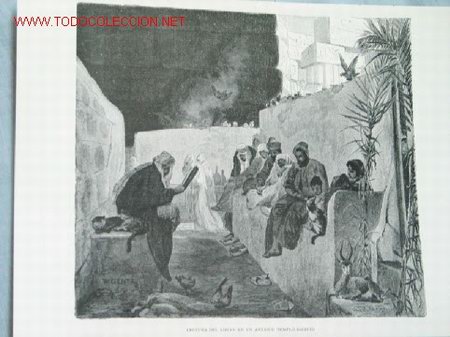 Arte: GRABADO EGIPTO. SIGLO XIX - Foto 1