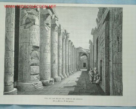 Arte: GRABADO EGIPTO. SIGLO XIX - Foto 1