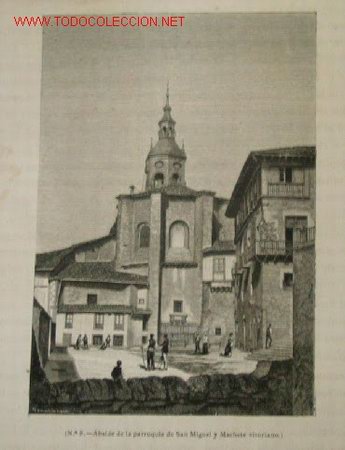 Arte: GRABADO VITORIA. SIGLO XIX - Foto 1