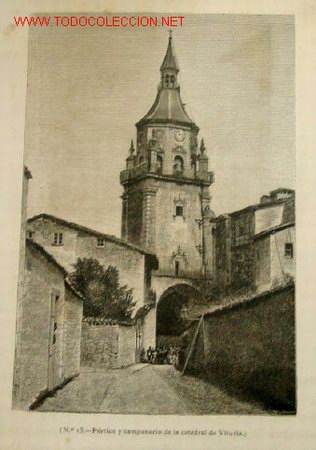Arte: GRABADO VITORIA. SIGLO XIX - Foto 1