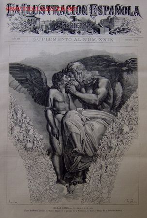 Arte: BELLAS ARTES - JUPITER Y CUPIDO.- - Foto 2