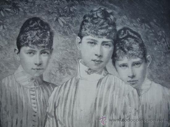 Kunst: HIJAS DEL EMPERADOR DE ALEMANIA.