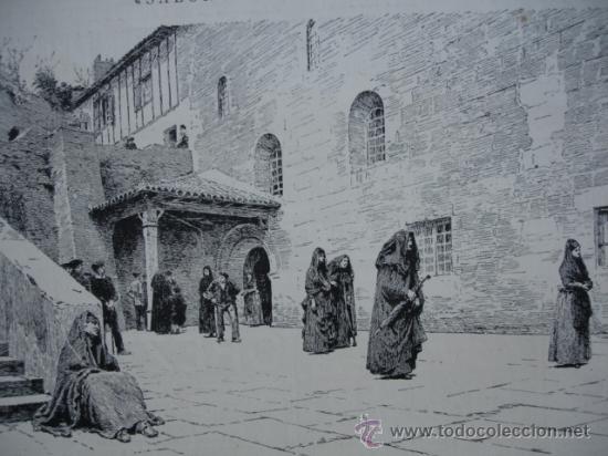 Arte: SALIDA MISA,CIBOURE,EMILIO ADAM
