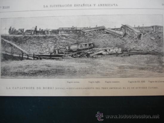 Kunst: RUSIA.BORKI.TREN IMPERIAL DESCARRILAMIENTO