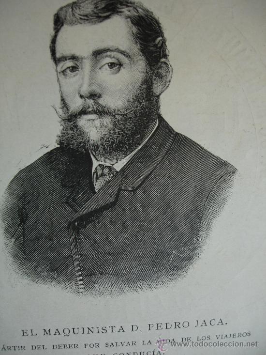Art: PEDRO JACA.MAQUINISTA FERROVIARIO EN EL ACCIDENTE.BURGOS
