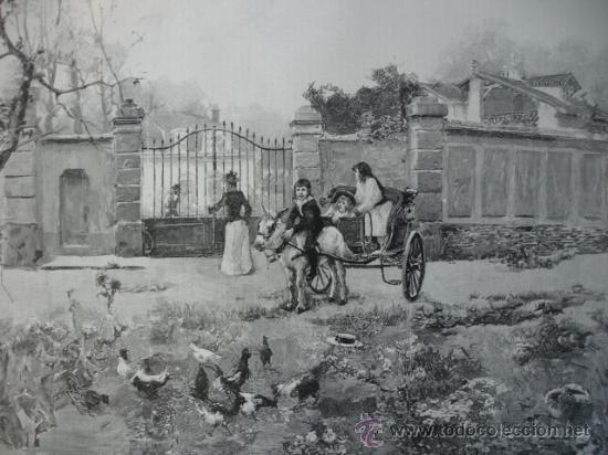 Arte: UNA TARDE DE PRIMAVERA.DIAZ Y HUERTAS - Foto 1