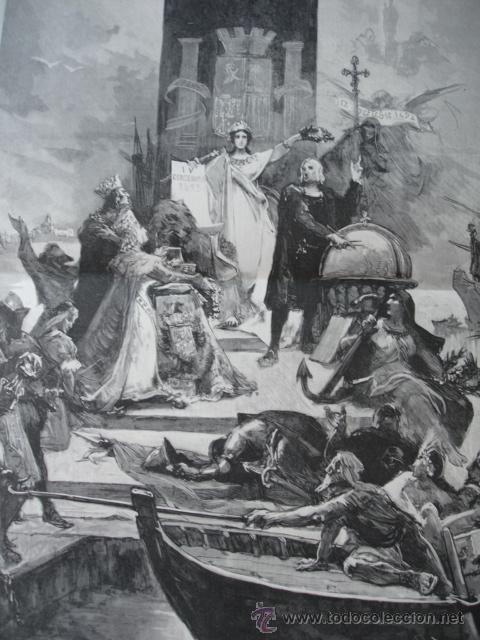 Art: ESPA&Ntilde;A CORONANDO A COLON.ALEGANDRO FERRANT