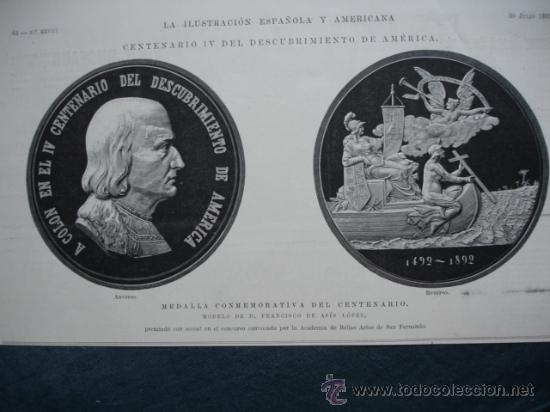Arte: MEDALLA IV CENTENARIO.BARTOLOME MAURA - Foto 1
