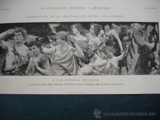 Arte: A LAS SIESTAS DE BACO.AMY SAWYER