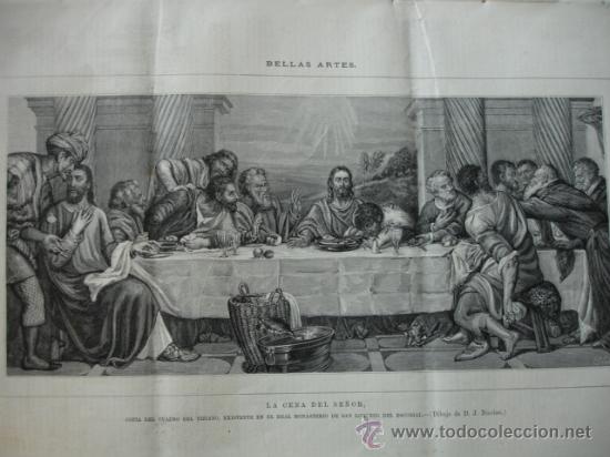 Arte: LA CENA DEL SE&Ntilde;OR.TIZIANO - Foto 1