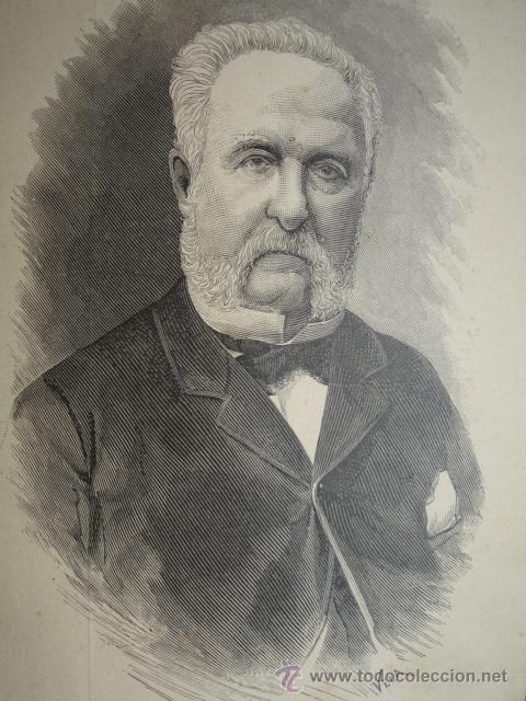Kunst: RAMON DE CAMPOAMOR.LA ILUSTRACION ESPA&Ntilde;OLA.S CALLEJA.1886.13X14