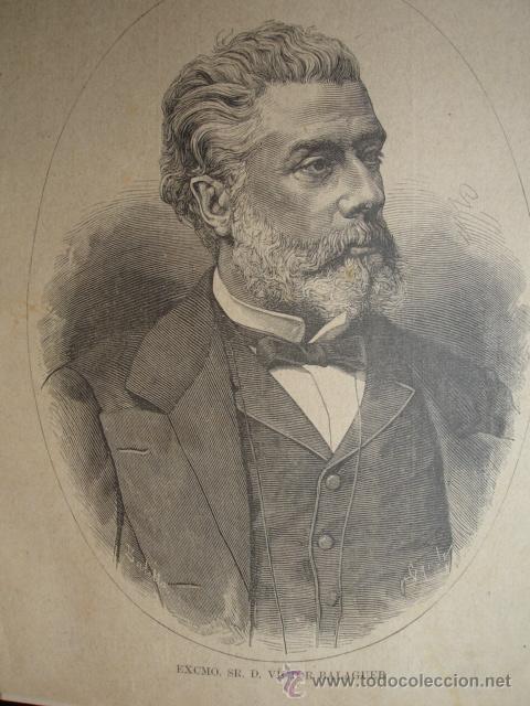 Kunst: VICTOR BALAGUER.LA ILUSTRACION ESPA&Ntilde;OLA.S CALLEJA.1886.13X14