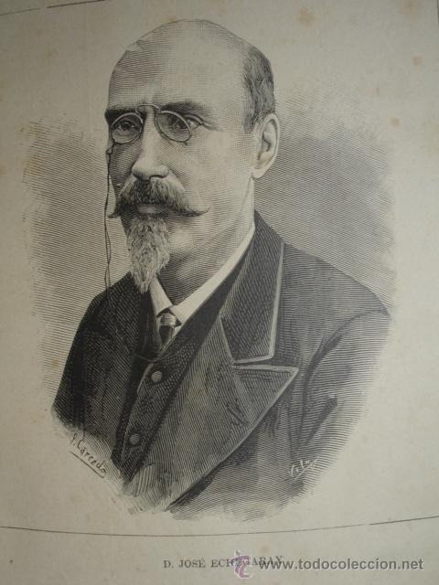 Kunst: JOSE ECHEGARAY.LA ILUSTRACION ESPA&Ntilde;OLA.S CALLEJA.1886.13X14