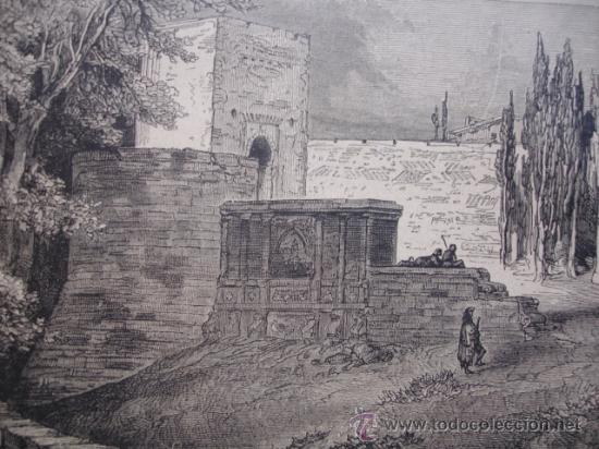 Arte: ALHAMBRA.LA ILUSTRACION ESPA&Ntilde;OLA.S CALLEJA.1886.13X15