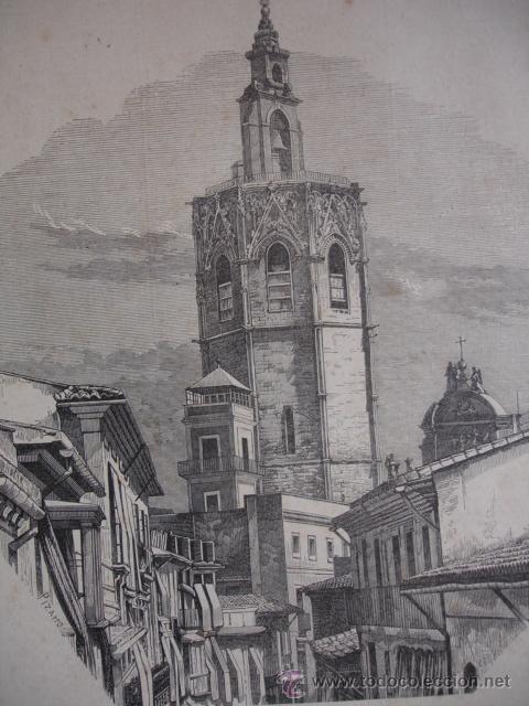 Kunst: VALENCIA,.LA ILUSTRACION ESPA&Ntilde;OLA.S CALLEJA.1886.13X15