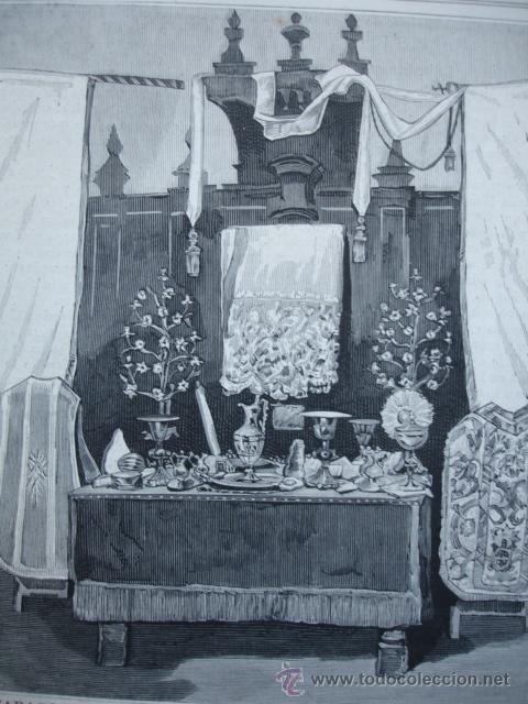 Arte: ZARAGOZA.SALA CAPITULAR.OFRENDAS A LA VIRGEN - Foto 1