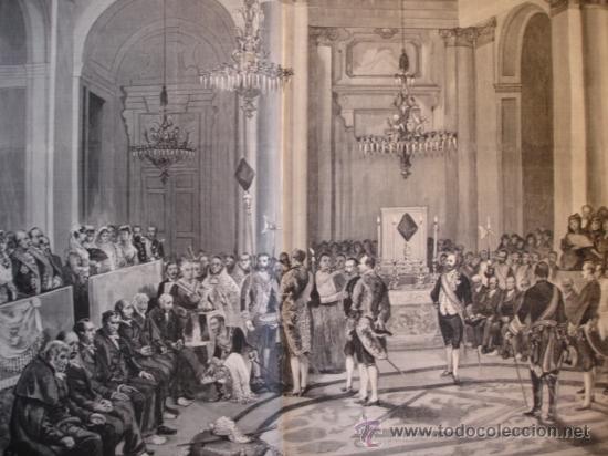 Art: MADRID,PALACIO REAL.JUEVES SANTO.LAVATORIO PIES POR EL REY
