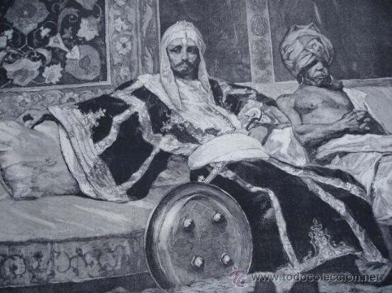 Arte: GENIZARO Y EUNUCO.BENJAMIN CONSTANT - Foto 1