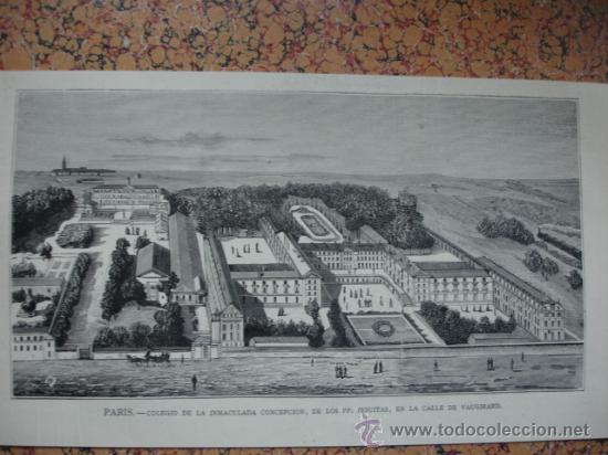 Arte: PARIS,COLEGIO INMACULADA CONCEPCION,JESUITAS