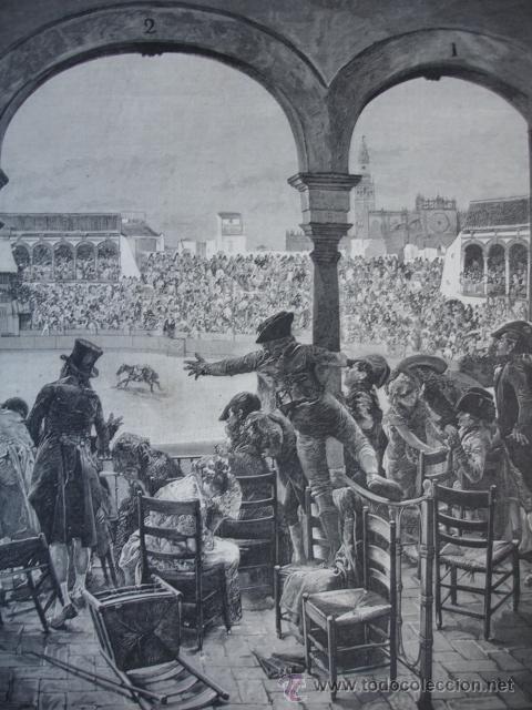 Arte: SEVILLA.PLAZA DE TOROS.JIMENEZ ARANDA - Foto 1