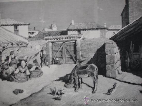 Arte: ARAGON,TOMANDO EL SOL EN EL CORRAL.DOMEC