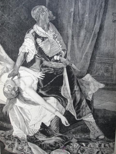 Arte: OTELO MATANDO A DESDEMONA.GONZALEZ PINEDA