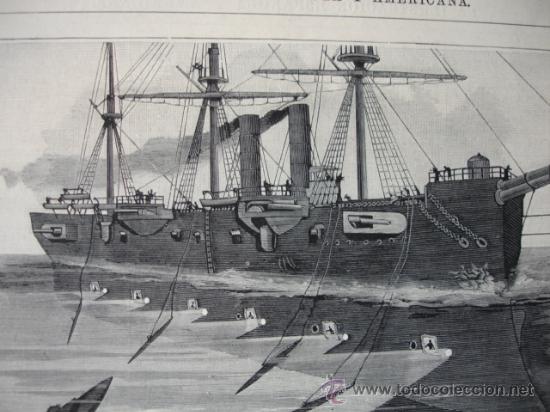 Arte: ACORAZADO PROTEGIDO CONTRA TORPEDOS CON SISTEMA DE LUCES.SISTEMA CELIS