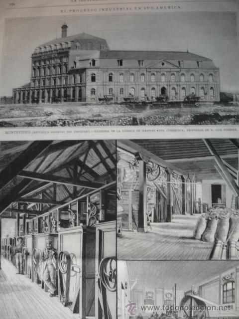 Arte: URUGUAY,FABRICA HARINAS DEL COMERCIO.LUIS PODESTA