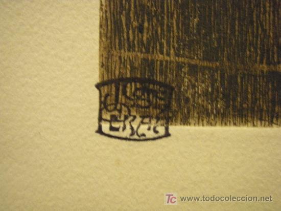 Arte: GRABADO CON SELLO EN PLANCHA DE JOSE PERAL - Foto 6
