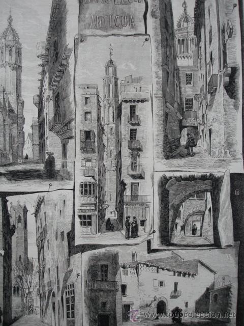 Arte: BARCELONA ANTIGUA.SANTA CLARA.LA PIEDAD. ESPASERIA....