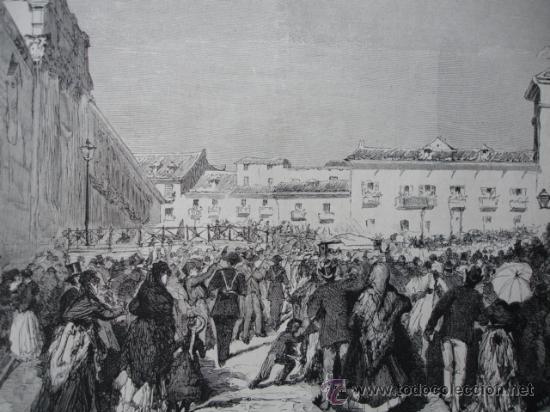 Arte: MADRID ENTIERRO PRIMO DE RIVERA,PLAZA DE LOS MINISTERIOS