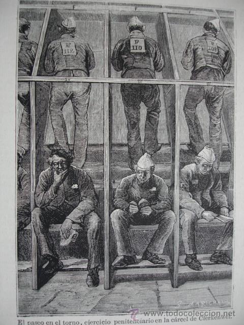 Arte: CLERKENWEL.CARCEL.TORNO EJERCICIOS CARCELARIOS - Foto 1