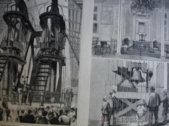 Art: FILADELFIA.EXPOSICION INAGURACION POR GRANT.CAMPANA DECLARACION INDEPENDENCIA Y SALON DE LA FIRMA
