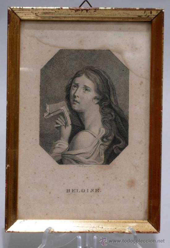 Arte: Grabado Heloise Elo&iacute;sa S XIX - Foto 1