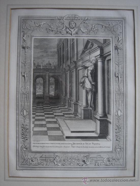 Arte: ANTIGUO GRABADO DE BERNARD PICART (PAR&Iacute;S, 1673 - AMSTERDAM, 1733).