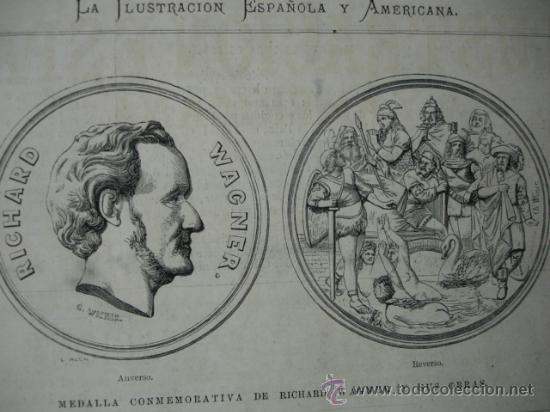 Arte: MEDALLA A WAGNER - Foto 1