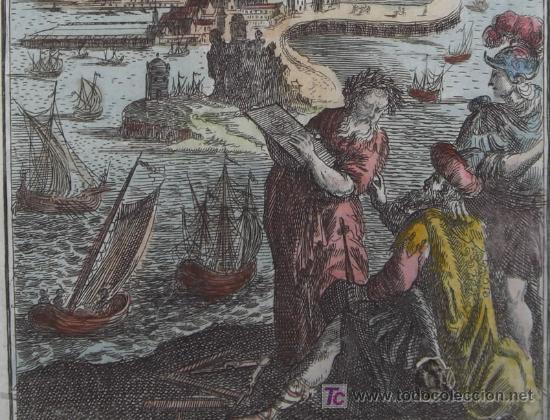 Arte: Grabado El Planeta Mercurio de Mallet, 1685 - Foto 5