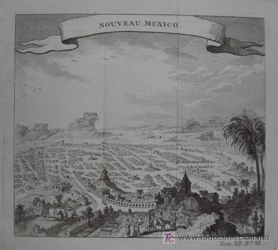 Arte: Grabado &ldquo;Nuevo M&eacute;xico&rdquo; de Bellin, 1754 - Foto 3