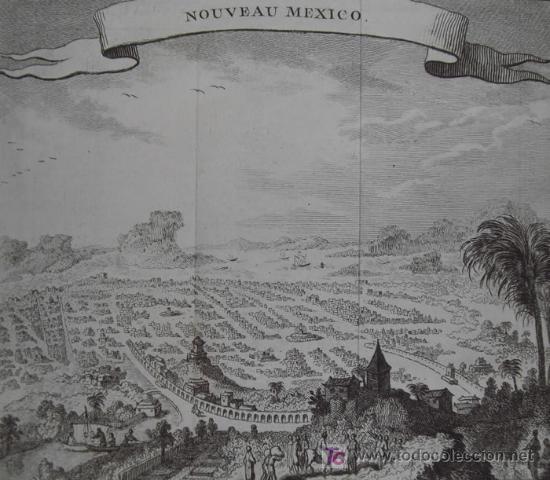 Arte: Grabado &ldquo;Nuevo M&eacute;xico&rdquo; de Bellin, 1754 - Foto 4
