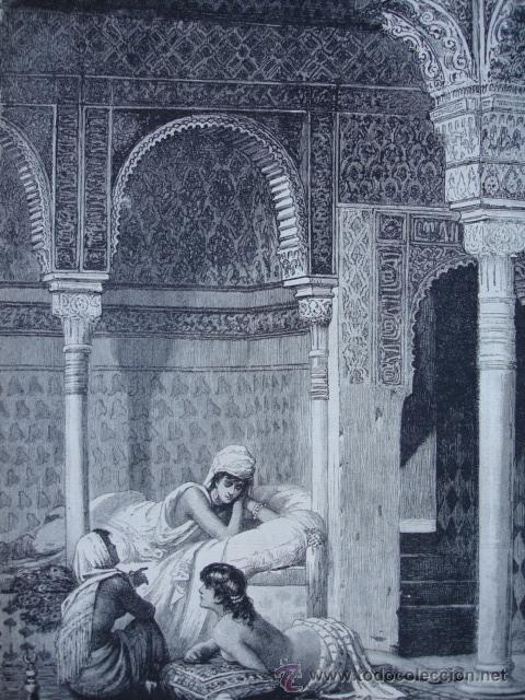 Arte: GRANADA,ALHAMBRA,SALA DE CAMAS - Foto 1