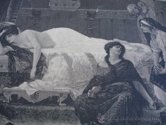Arte: MUERTE DE FEDRA.CABANEL - Foto 1