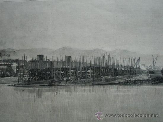 Arte: BILBAO.ASTILLEROS DE NERVION.MARTINEZ RIVAS.GRADAS