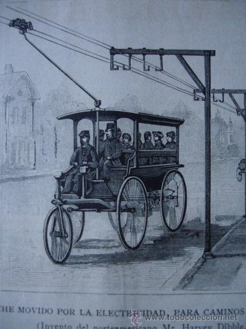 Arte: COCHE ELECTRICO,HARVEY DIBBLE - Foto 1
