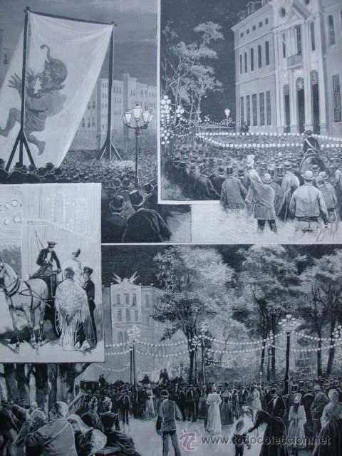 Arte: MADRID,FIESTAS DE MAYO.PLAZA QUEVEDO.SALESAS.CEBADA